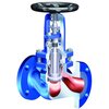 Bellow sealed valve Series: 32.041 Type: 1818 Steel/Stainless steel Fixed disc Straight Class 150 Flange 1/2" (15)